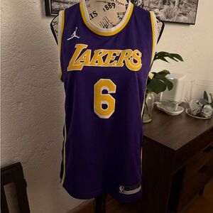 Youth Purple Lakers Basketball Jersey